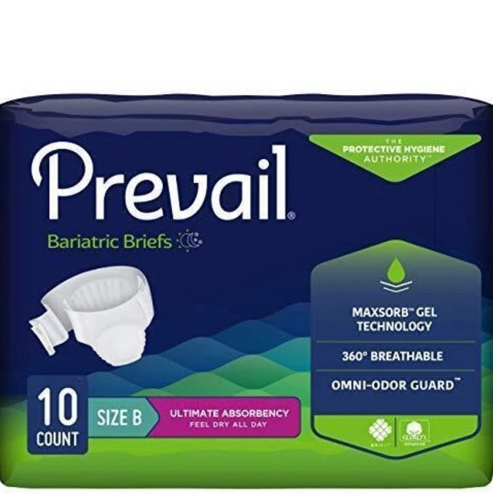 Prevail Bariatric Ultimate XXXL Incontinence Briefs - 10 Count (PV-094)